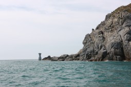 (영해기준점 15) 전남 신안군 소국흘도 영해기점 연구시설 전경
