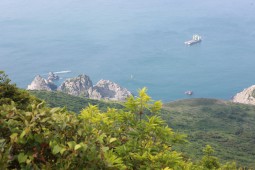 (영해기준점 14) 전남 신안군 가거도 정상에서 본 영해기준점