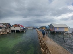 sulawesi teenggare주 buton섬 bajo bahari마을 전경