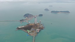 창원시 진해구 명동 음지도와 우도 전경