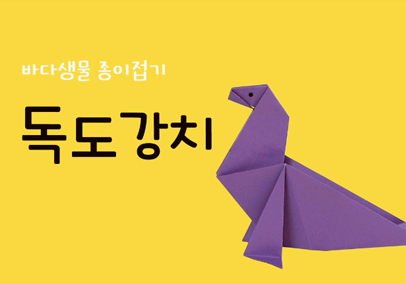 바다생물 종이접기 독도강치