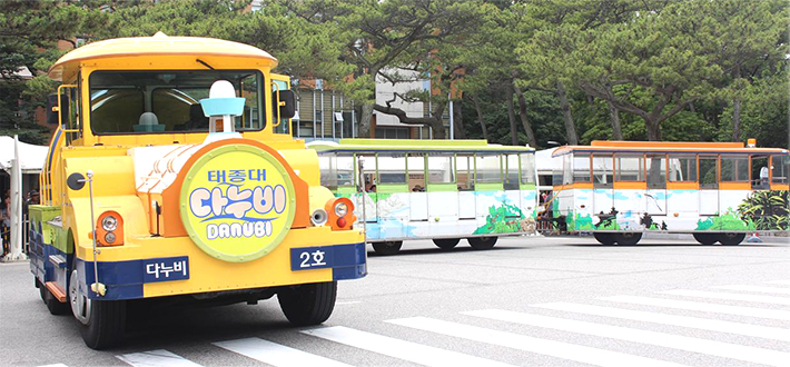 태종대 열차 다누비 사진