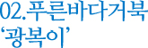 02. 푸른바다거북'광복이'