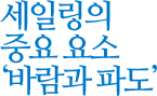 세일링의 중요 요소 '바람과 파도'