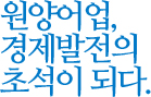 원양어업, 경제발전의 초석이 되다.