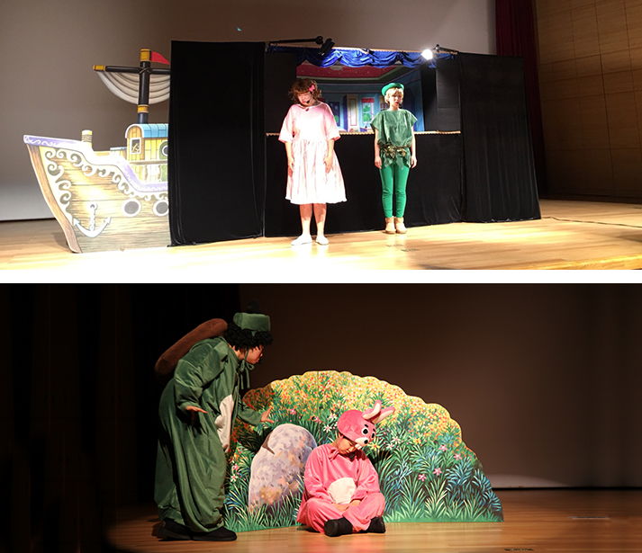 바다인형극 피터팬과 후크 선장, 토끼와 자라의 용궁이야기 연극 현장 사진
