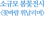 소규모 봄꽃전시 꽃바람 휘날리며